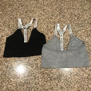 Lot of 2 Victoria secret sports bras. Size small.